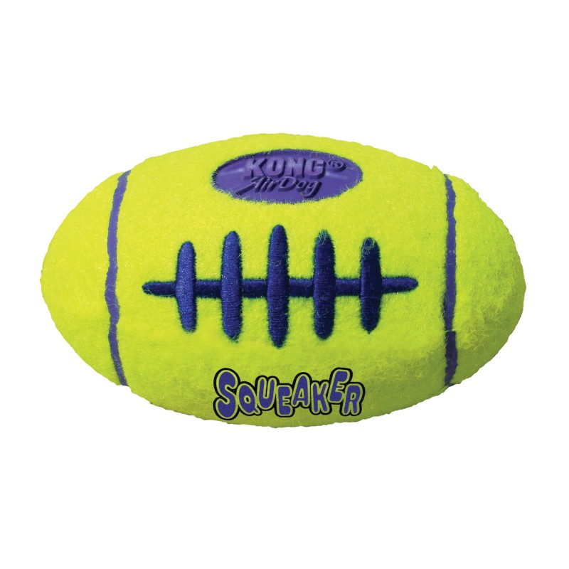 KONG AIR SQUEAKER FOOTBALL - AMARILLA/AZUL