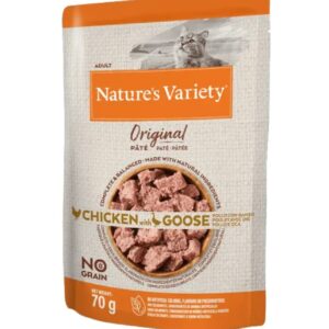 NATURE´S VARIETY – NO GRAIN – PATE CHICKEN & GOOSE, 70GR