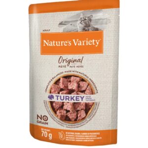 NATURE´S VARIETY – NO GRAIN – PATE TURKEY, 70GR