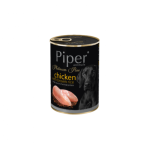 PIPER PLATINUM PURE CHICKEN & BROWN RICE, LATA 400GR