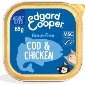 EDGARD COOPER TARRINA DE POLLO Y BACALAO, 85GR