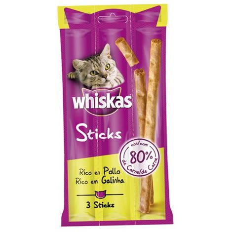 WHISKAS STICKS DE POLLO (3uds)