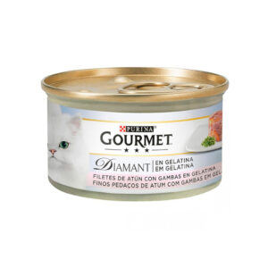 GOURMET DIAMANT LAMINS ATUN & GAMBAS. 85GR