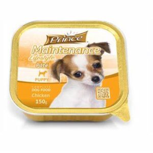 TARRINA PATE PRINCE PUPPY – POLLO, 150gr