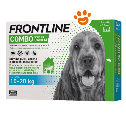 PIPETAS FRONTLINE COMBO 10-20KG (3uds)