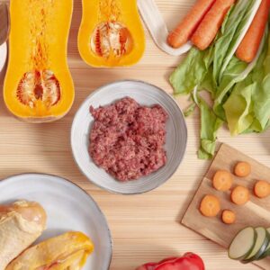 MENU COMPLETO BARF DE POLLO CON VERDURAS FRESCAS – WILD BALANCE