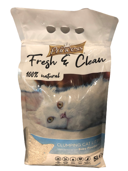 PRINCESS - ARENA DE BENTONINA - AROMA TALCO 5L