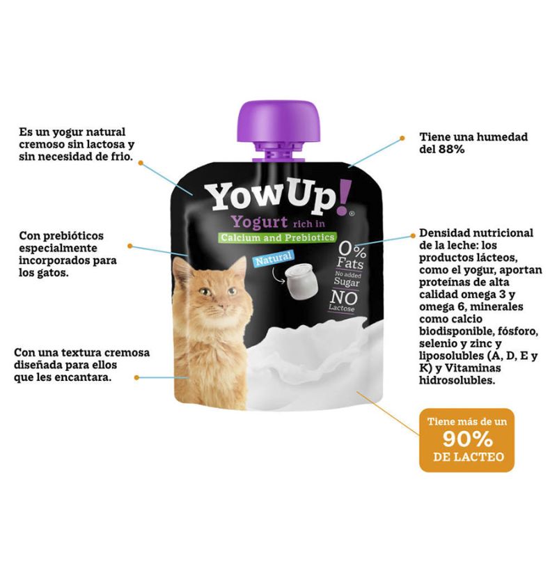 YOGUR YOWUP PARA GATOS, 85gr - Imagen 2